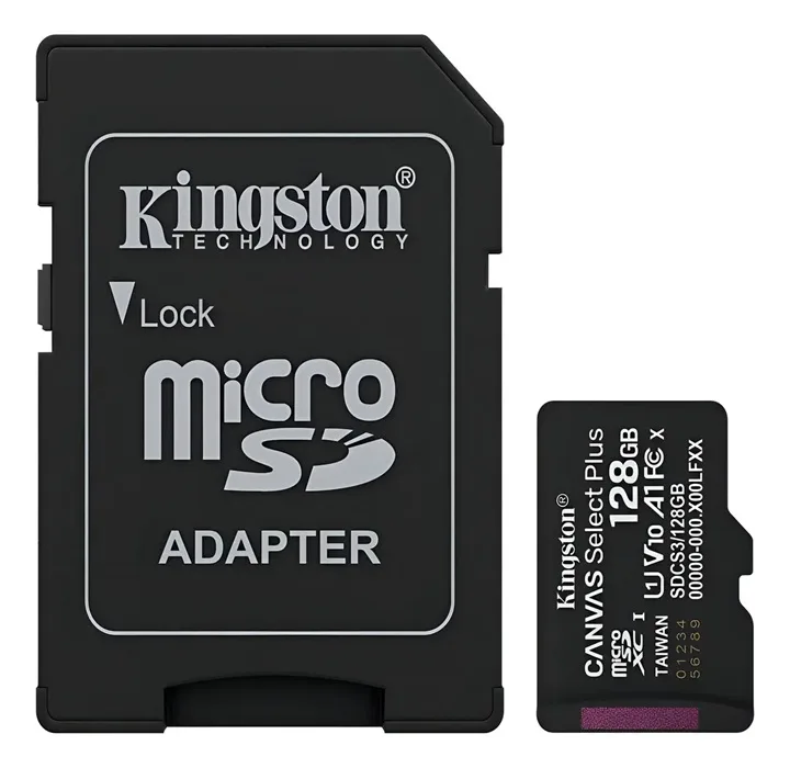 Micro SD 128 GB 2 en 1 Canvas Plus 150 MBPS