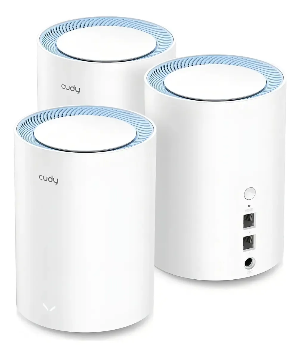 Sistema Mesh Wifi Cudy MA1300 AC 1200 MBPS Gigabit Pack 3 unidades