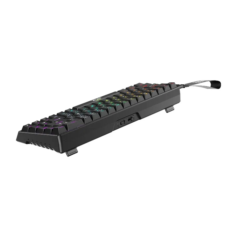 Teclado Raptor Fireclaw M68 Magnetico RGB Switch Red Outemu