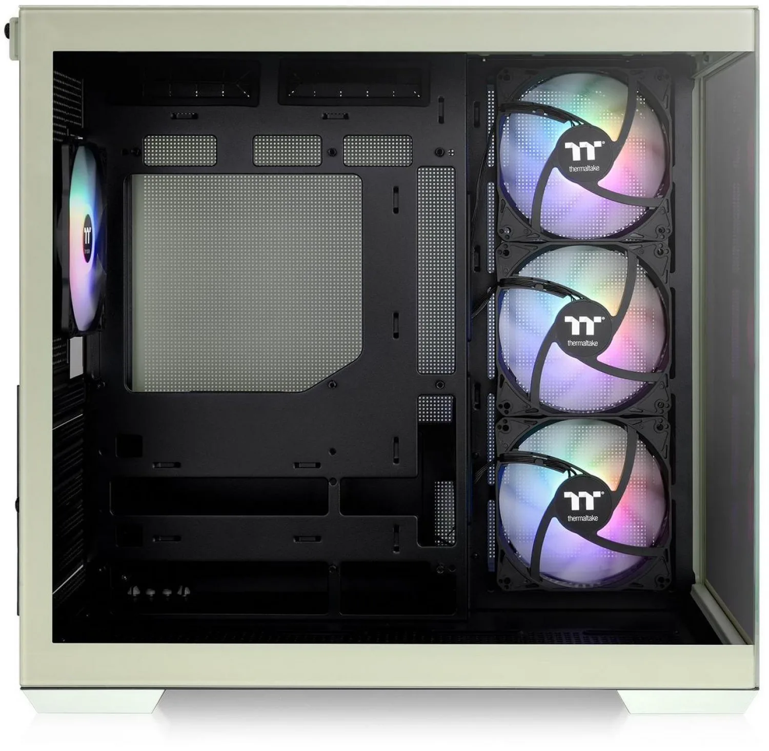 Gabinete Thermaltake View 380 TG ARGB Matcha Green 4 fan ARGB vidrio templado — foto 3