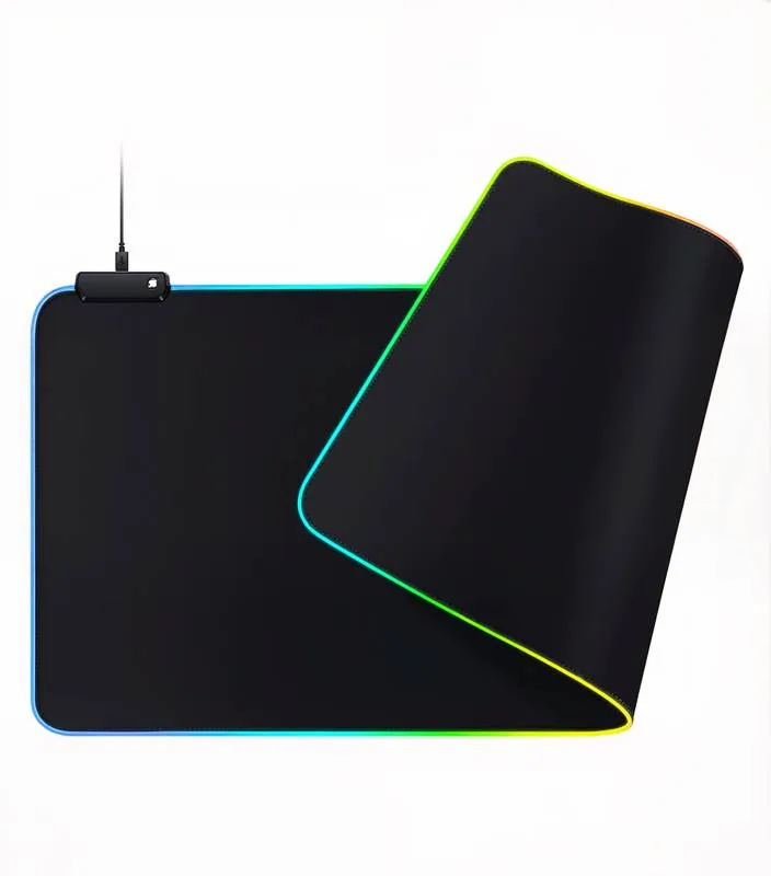 Mouse Pad Raptor Ultra Glide Antideslizante Impermeable XL 90x40 cms negro RGB