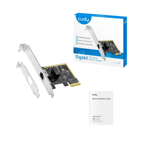Placa de red PCI-E Cudy PE10 Gigabit 1000 MBPS