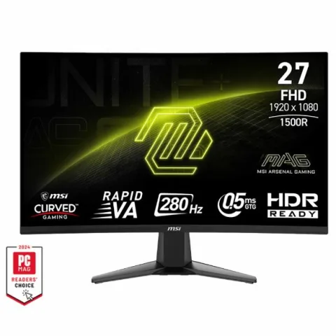 Monitor MSI 27 pulgadas MAG 276CXF FHD 1080p 280 Hz VA 1 ms HDMI DP Curvo 1500R