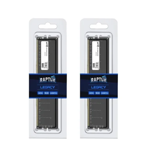 Memoria 16 GB (2X8 GB) DDR4 3200 Mhz Raptor Legacy XMP