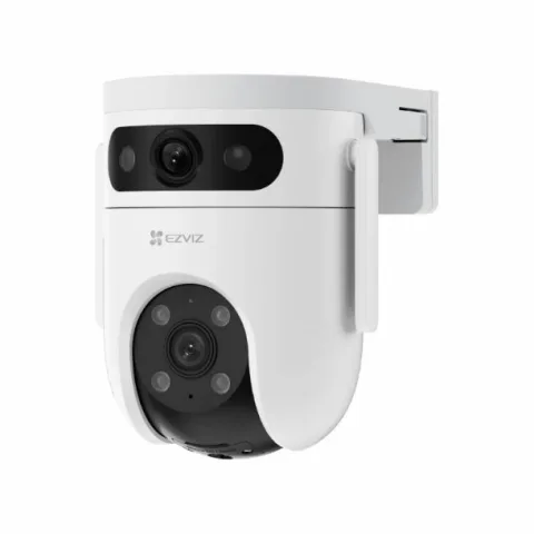 Camara Ezviz H9C PRO 2K doble 3MP Wifi doble lente apta exterior con sonido deteccion de movimiento por IA autos personas gira 360